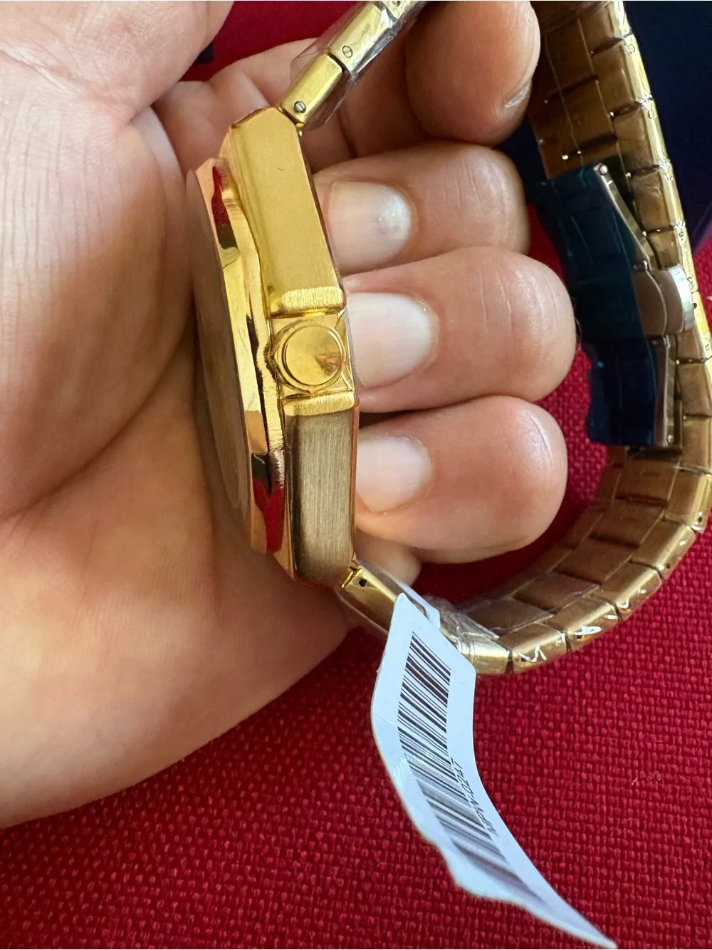 Montres Prestige Gold Watch 44mm - Stainless Steel Band & Elegant Dial Design